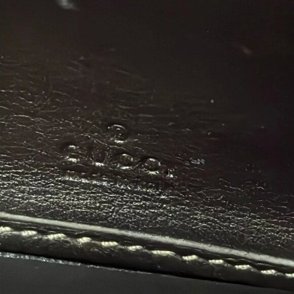 GUCCI Lovely Brown Light Brown Dark Brown Jacquard Leather -168-081225 - Picture 5 of 5